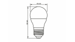 Źródło LED E27 4W G45 Neutralna