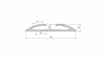 Profil LED LUMINES typ Reto surowy 4,15 m