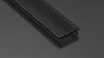 Klosz LUMINES SLIM PMMA czarny 1 m