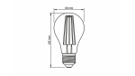 Źródło LED E27 10W A60 Filament Amber WW