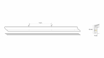 Neon LED Flex 3Y 4x10 140 LED/m 12W/m 24V GREEN