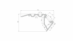 Profil LED LUMINES typ Scala srebrny anodowany 3 m