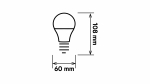 Źródło LED E27 8W A60 Biała Ciepła