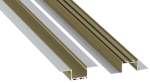 Profil LED LUMINES typ akin Reed Green lakierowany 3 m
